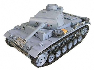 Panzer III 2.4GHz R&S Metallgetriebe Holzbox
