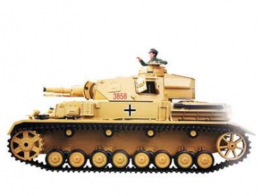 Panzer IV Ausf. F-1 2.4 GHz R&S Metallgetriebe Africacorps Holzbox