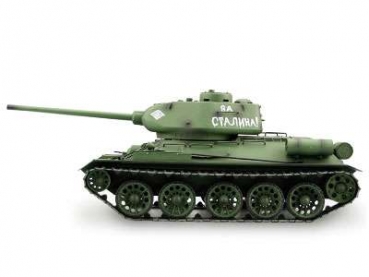 T-34/85 2,4 GHz R&S Metallgetriebe BB-Version Holzbox