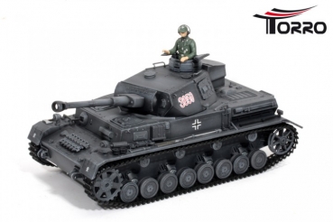 Panzer IV Ausf.F-2 Pro Version 2.4 GHz R&S BB Metallgetriebe Metall-Achsschenkelsystem Metallketten Grau