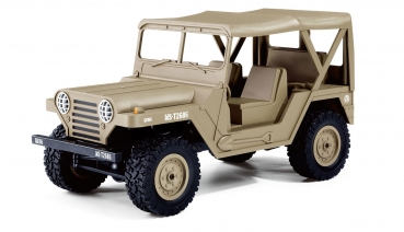 U.S. Militär Jeep Geländewagen 1:14 4WD RTR Sand