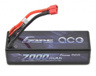 Gens ace 7000mAh 11.1V 60C 3S1P HardCase Lipo Battery with Deans Plug