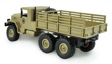 RC U.S. Military Truck 6WD Sand im Maßstab 1:16