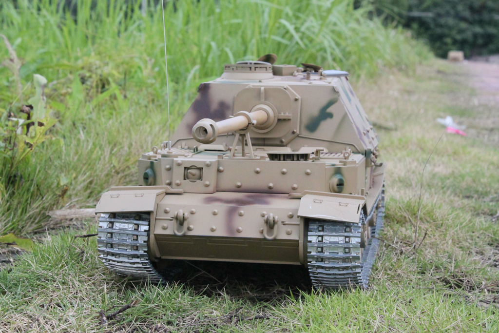 Hooben German Elefant Tank Destroyer JAGDPANZER Ferdinand 1:16 Static Tanks Kit 