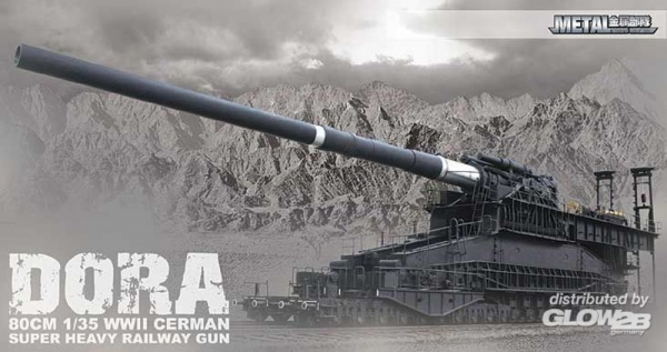 German super-heavy railway gun Schwerer Gustav (Dora) | Canvas Print