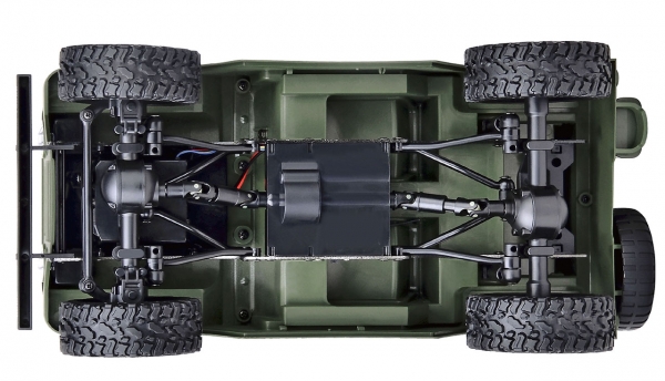U.S. Militär Jeep Geländewagen 1:14 4WD RTR Militär Grün